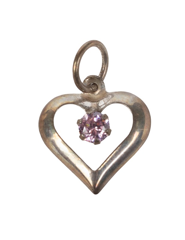Hopeinen sydänamuletti - Askartelu - 10105487110 - 0
