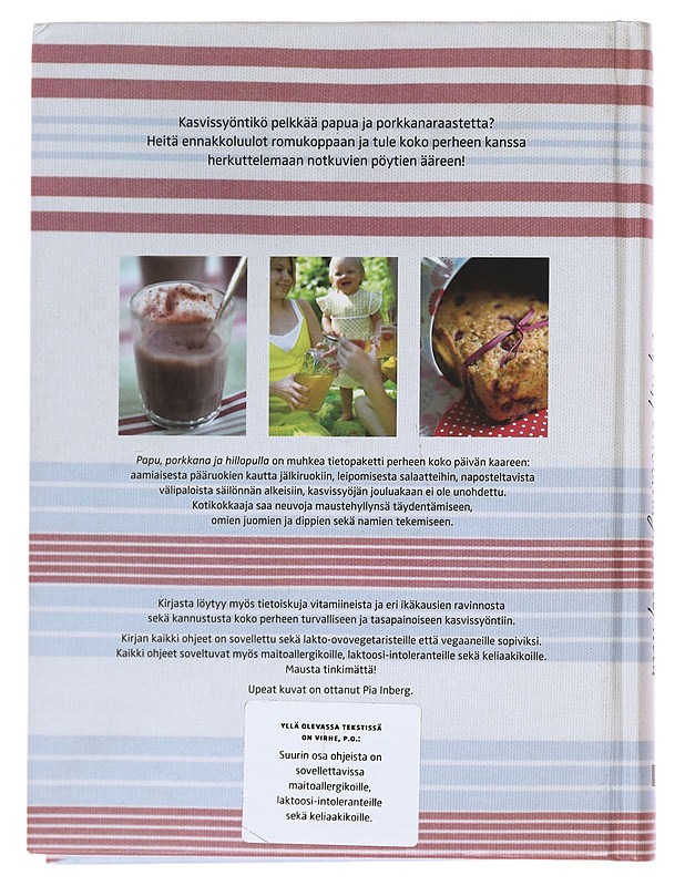 Papu, porkkana ja hillopulla : kasvisruokaa perheelle - Kiskola, Marianne - Ruokakirjat - 10105487141 - 1