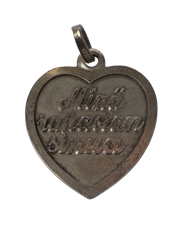 Hopeinen sydänamuletti - Askartelu - 10105487146 - 0