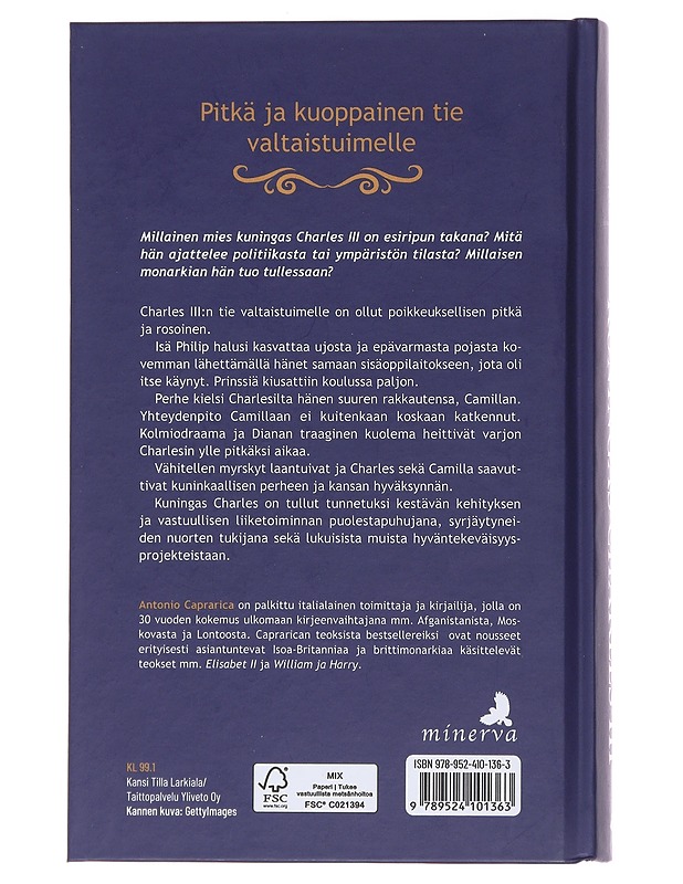 Kuningas Charles III - Caprarica, Antonio - Elämäkerrat ja muistelmat - 10105487153 - 1