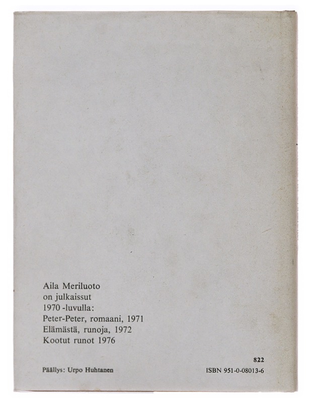 Varokaa putoilevia enkeleitä : runoja - Aila Meriluoto - Romaanit ja novellit - 10105487178 - 1