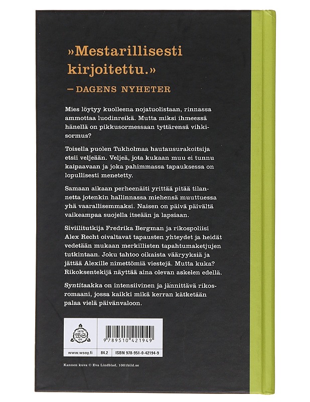 Syntitaakka - Ohlsson, Kristina - Jännitys ja dekkarit - 10105487206 - 1