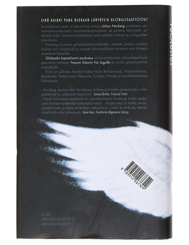 Globaalin kapitalismin puolustus - Norberg, Johan - Tietokirjat ja oppaat - 10105487209 - 1