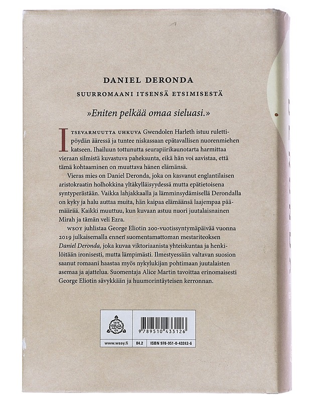 Daniel Deronda - Eliot, George - Romaanit ja novellit - 10105487220 - 1