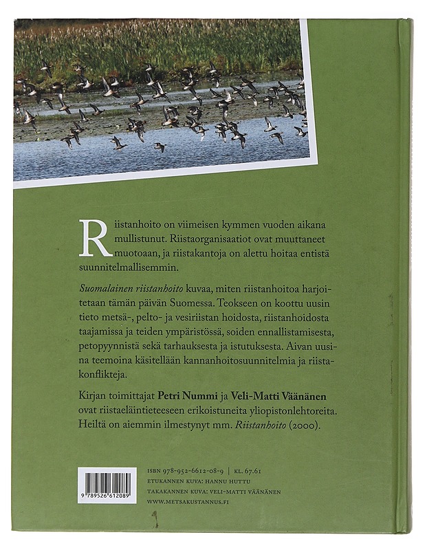 Suomalainen riistanhoito - Nummi, Petri - Tietokirjat ja oppaat - 10105487224 - 1