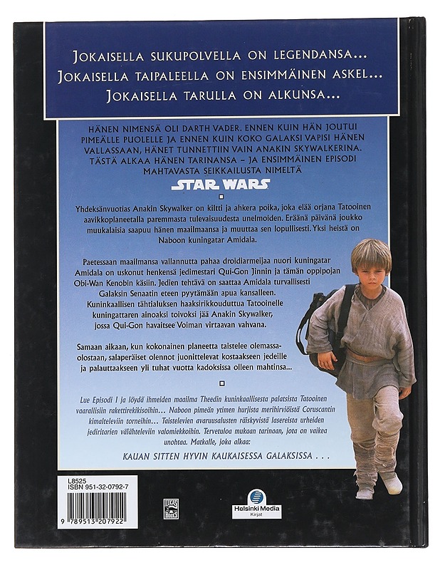 Star wars episodi 1 : pimeä uhka - Bohm, Jani - Romaanit ja novellit - 10105487234 - 1
