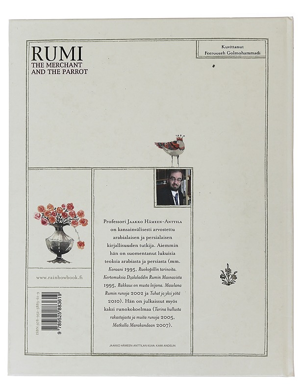 Kauppias ja papukaija - Rumi, Dzalaladdin - Lastenkirjat - 10105487240 - 1