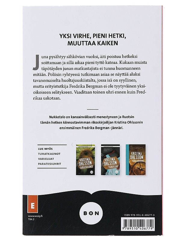 Nukketalo - Ohlsson, Kristina - Kirja lahjaksi - 10105487262 - 1