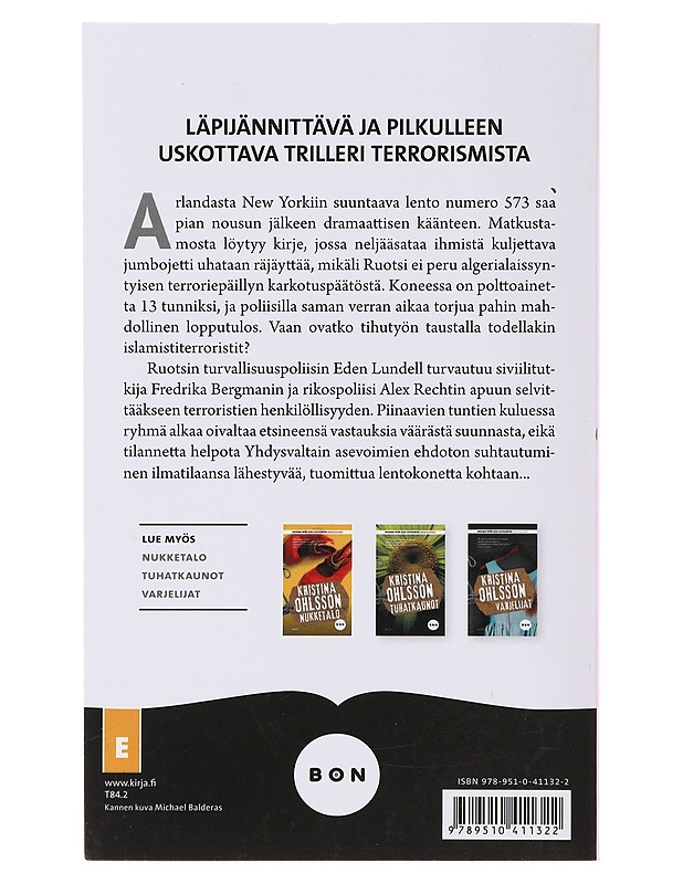 Paratiisiuhrit - Ohlsson, Kristina - Jännitys ja dekkarit - 10105487267 - 1