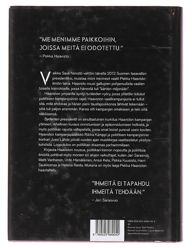 Sydänten presidentti - Kämppi, Riikka - Elämäkerrat ja muistelmat - 10105487318 - 1