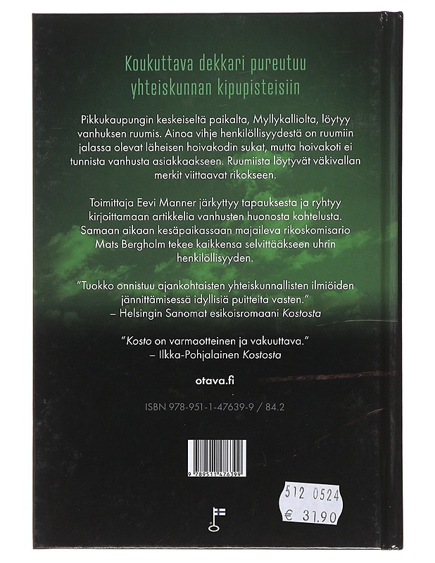 Yksin - Kaisu Tuokko - Jännitys ja dekkarit - 10105487337 - 1