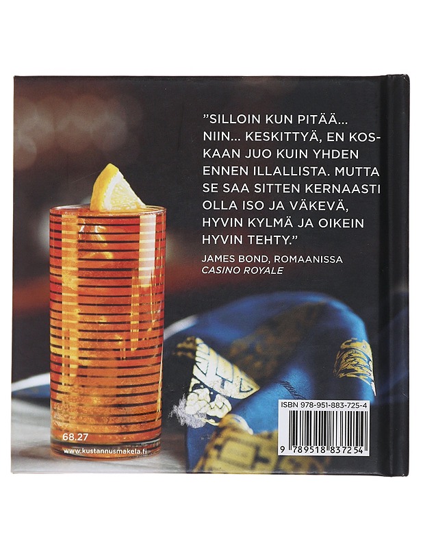 James Bondin cocktailit : klassisia juomaohjeita salaiselle agentille jokaisessa meissä - Bebo, Katherine - Ruokakirjat - 10105487338 - 1