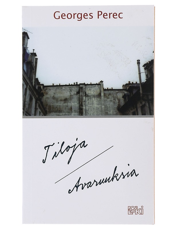 Tiloja / Avaruuksia - Georges Perec - Romaanit ja novellit - 10105487351 - 0