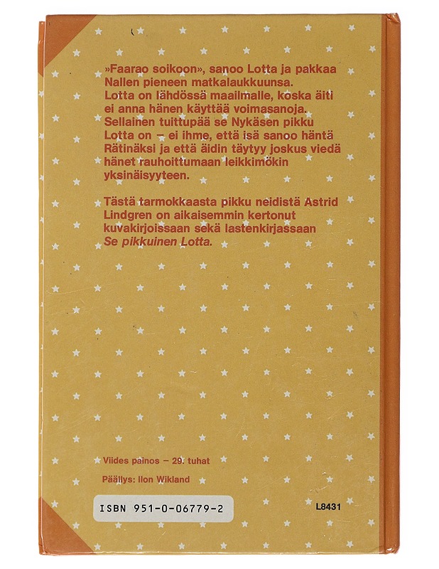 Lotta, Janne ja Minnamanna - Lindgren, Astrid - Lastenkirjat - 10105487395 - 1