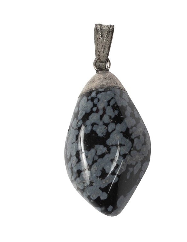 Snowflake obsidian amuletti - Askartelu - 10105487415 - 0