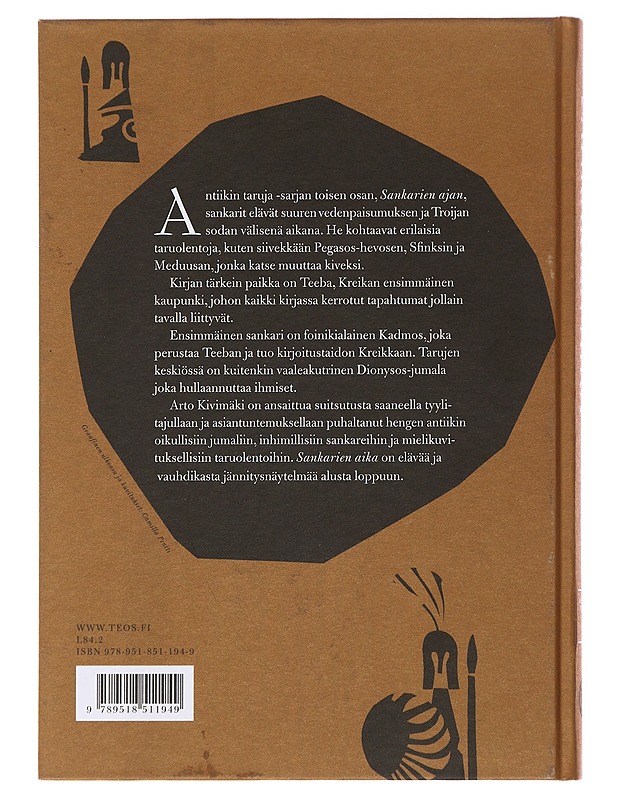Antiikin taruja lapsille 2, Sankarien aika - Kivimäki, Arto - Romaanit ja novellit - 10105487474 - 1