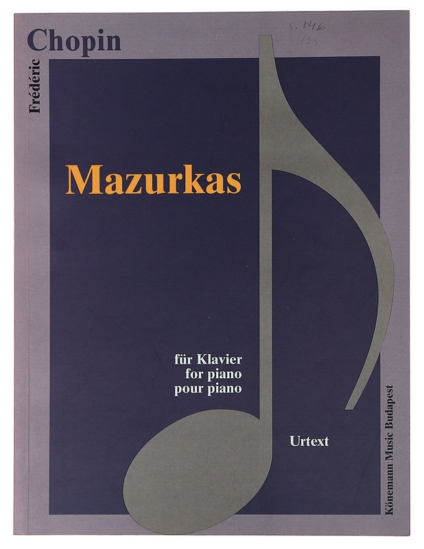 Mazurkas : fu?r Klavier - Chopin, Frédéric - Musiikki- ja elokuvakirjat - 10105487494 - 0