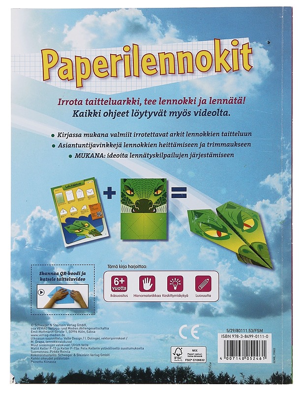 Paperilennokit  - Lastenkirjat - 10105487550 - 1