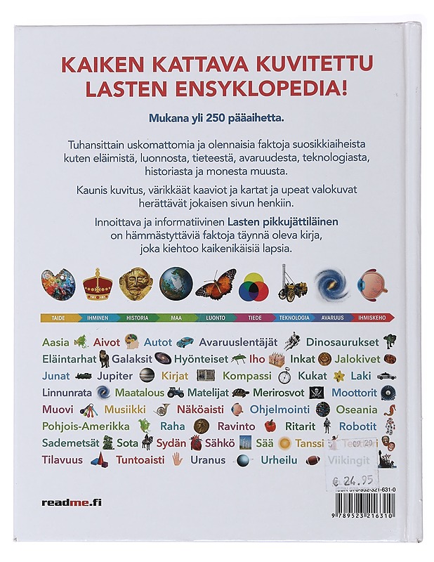 Lasten pikkujättiläinen : kaiken kattava kuvitettu lasten ensyklopedia! - Davey, Lizzie - Lastenkirjat - 10105487591 - 1
