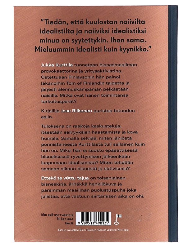 Ettekö te v*ttu tajua - Riikonen, Jose - Elämäkerrat ja muistelmat - 10105487595 - 1