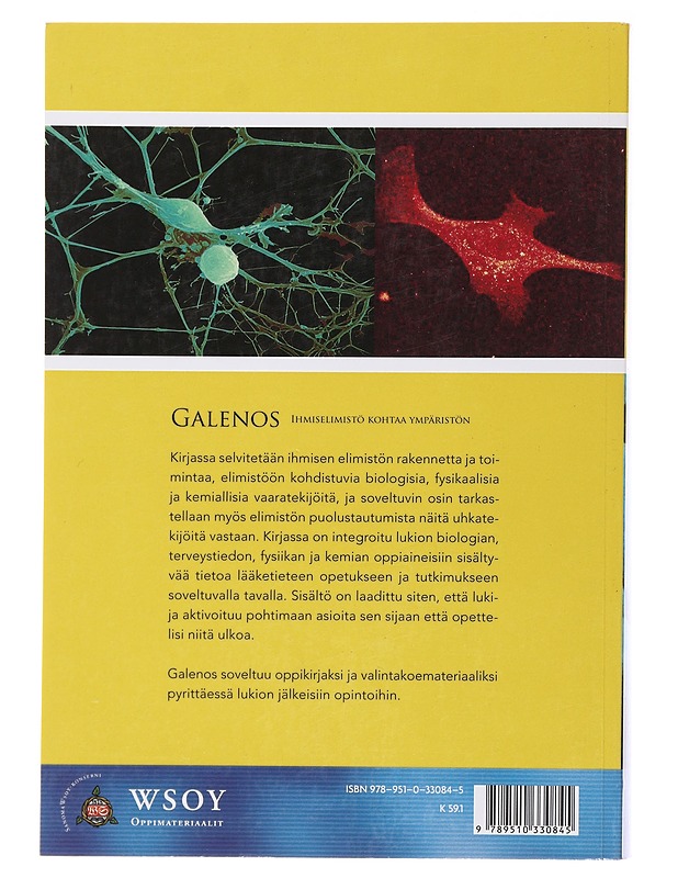 Galenos : ihmiselimistö kohtaa ympäristön - Hiltunen, Erkki - Tietokirjat ja oppaat - 10105487623 - 1