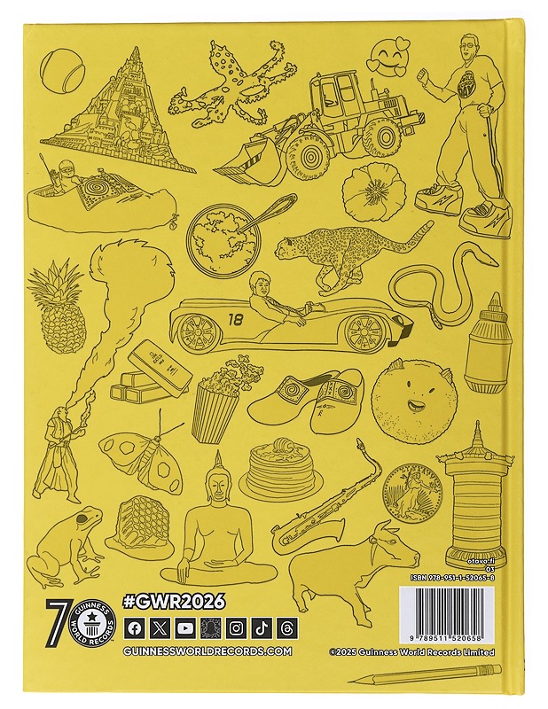 Guinness world records 2026 - Glenday, Craig - Tietokirjat ja oppaat - 10105487696 - 1