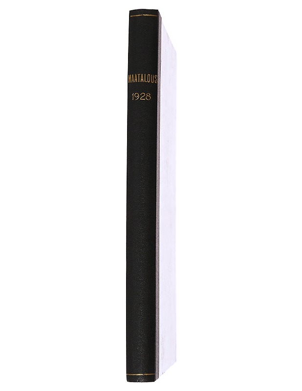 Maatalous: 1928 - K.J. Ellilä - Historiakirjat - 10105487726 - 1