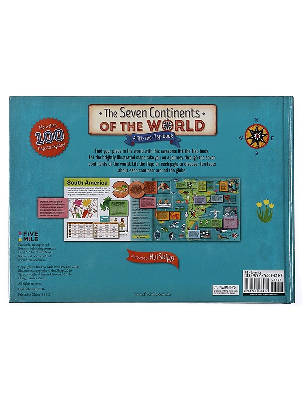 The Seven Continents of the world - Hui Skipp, Jeremy Harwood, Aimee Zumis - Lastenkirjat - 10105487730 - 1