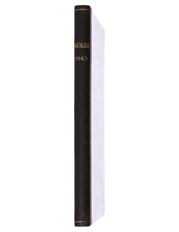Maatalous: 1943 - K.J. Ellilä - Historiakirjat - 10105487736 - 1