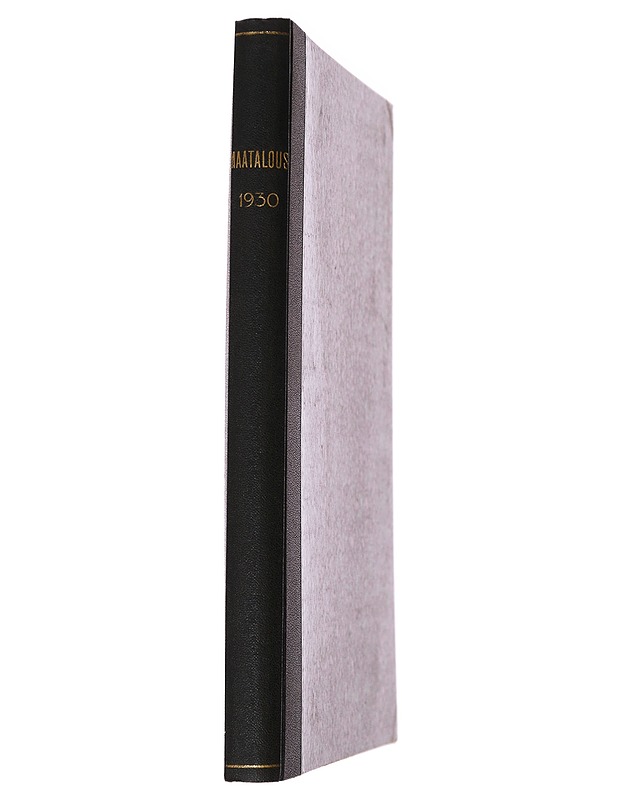 Maatalous: 1930 - K.J. Ellilä - Historiakirjat - 10105487807 - 1