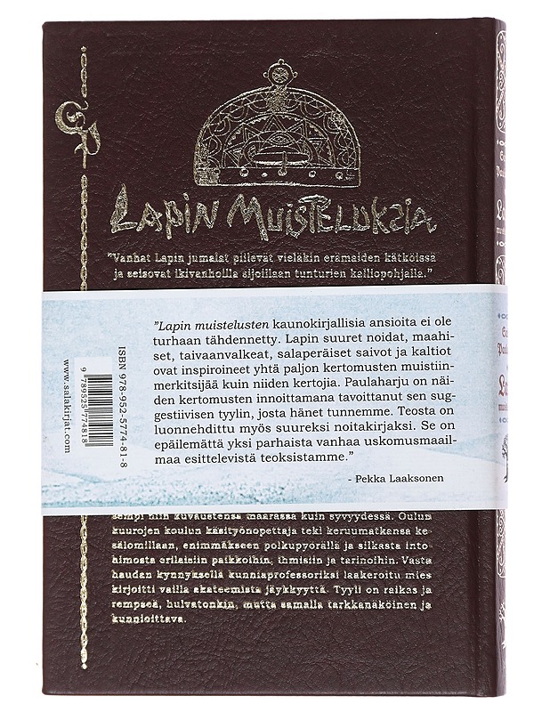 Lapin muisteluksia - Samuli Paulaharju - Historiakirjat - 10105487858 - 1