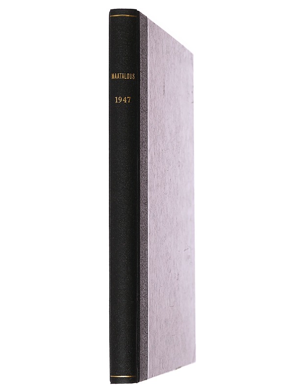 Maatalous: 1947 - K.J. Ellilä - Historiakirjat - 10105487866 - 1