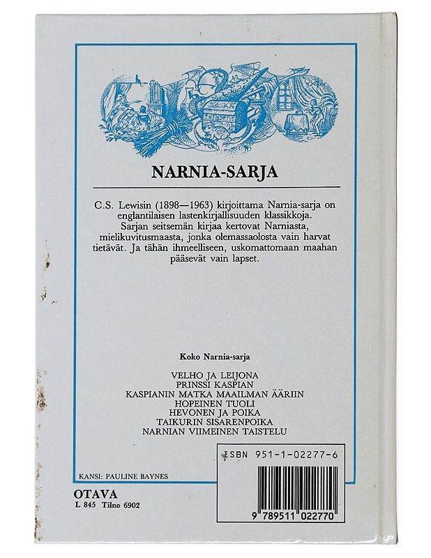 Kaspianin matka maailman ääriin - Lewis, C. S. - Lastenkirjat - 10105487886 - 1