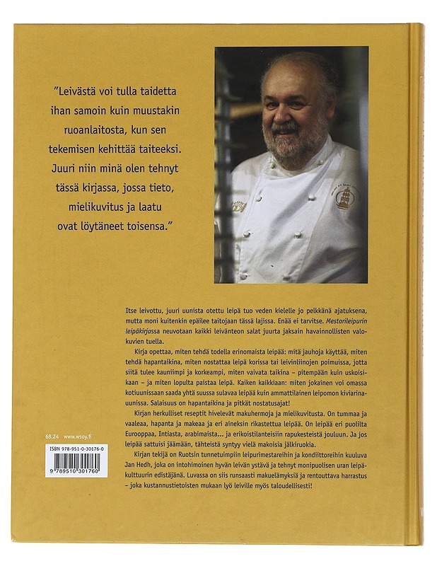 Mestarileipurin leipäkirja - Hedh, Jan - Ruokakirjat - 10105487903 - 1