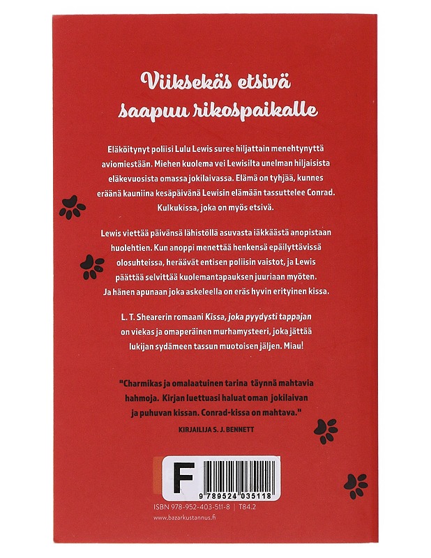 Kissa, joka pyydysti tappajan - Shearer, L. T. - Jännitys ja dekkarit - 10105487920 - 1