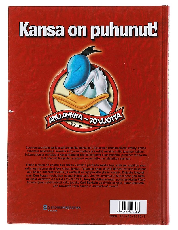 AKU ANKAN PARHAAT - DISNEY, WALT - Sarjakuvat - 10105487924 - 1