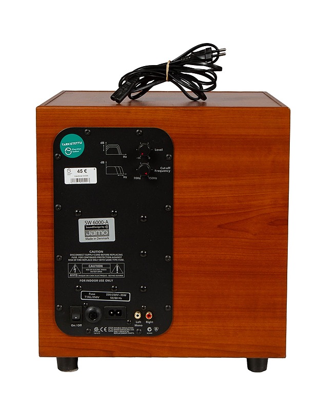 JAMO PJ SW 6000-A aktiivisubwoofer - Audio - 10105487933 - 2