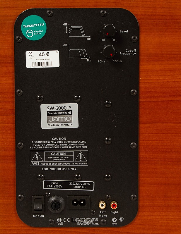 JAMO PJ SW 6000-A aktiivisubwoofer - Audio - 10105487933 - 3