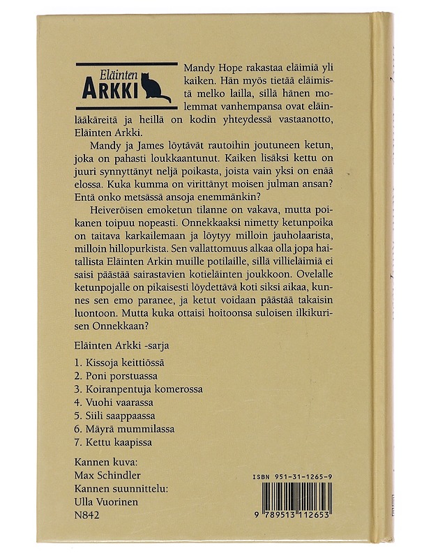 Kettu kaapissa - Daniels, Lucy - Lastenkirjat - 10105487942 - 1