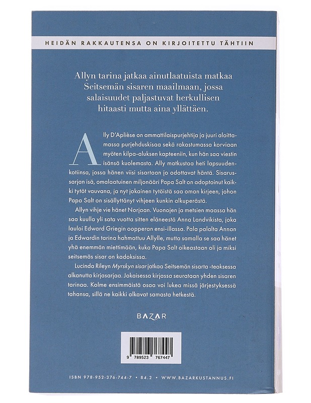 Myrskyn sisar - Riley, Lucinda - Romaanit ja novellit - 10105487951 - 1