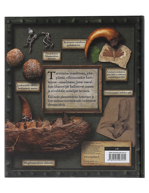 Dinomaailma / uskomattomia kohtaamisia kadonneiden dinosaurusten kanssa - Blackwell, Archie - Tietokirjat ja oppaat - 10105487959 - 1