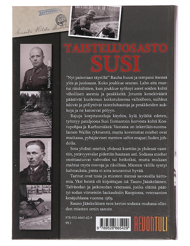 Taisteluosasto Susi - Rauno Jääskeläinen - Romaanit ja novellit - 10105487998 - 1