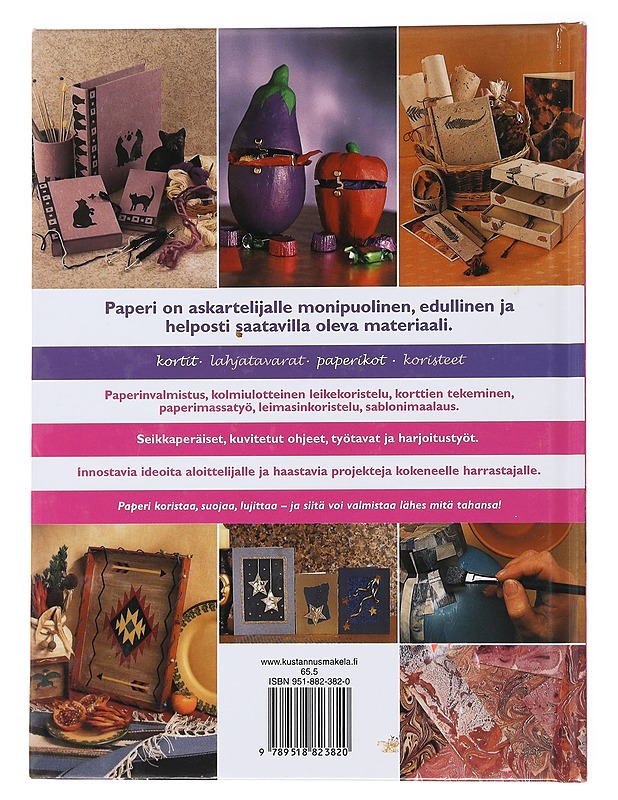 Paperitöiden iso ideakirja : paperista kaikkea kivaa itselle ja lahjaksi - Vainikainen, Virpi - Kirja lahjaksi - 10105488007 - 1