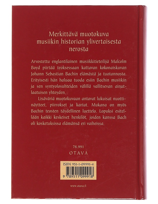 Bach - Boyd, Malcolm - Elämäkerrat ja muistelmat - 10105488003 - 1