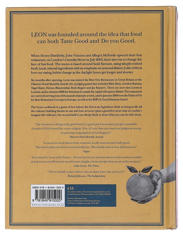 Leon: ingredients & Recipes - Allegra McEvedy - Ruokakirjat - 10105488030 - 1