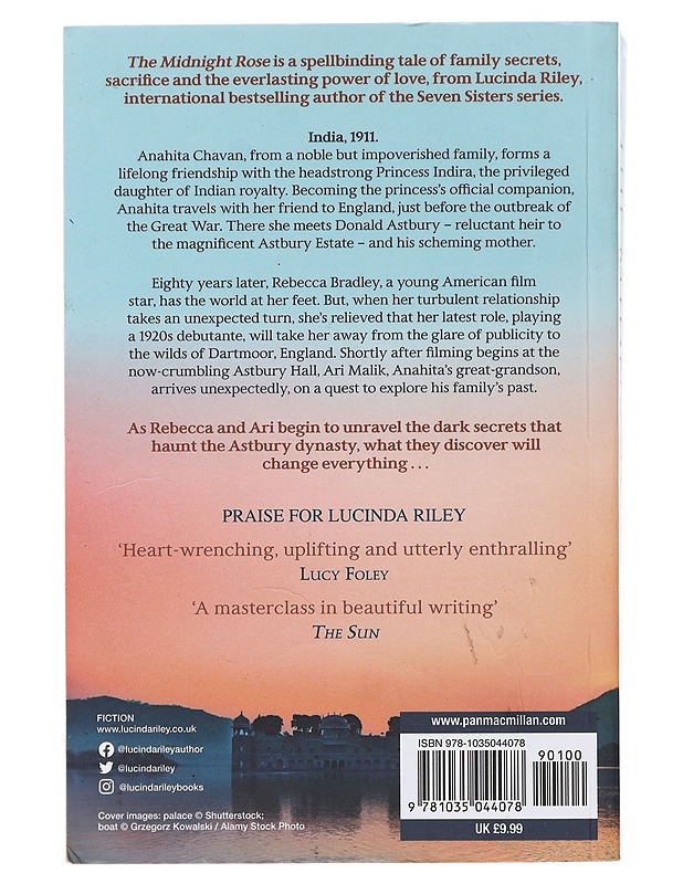 The midnight rose - Lucinda Riley - Romaanit ja novellit - 10105488079 - 1