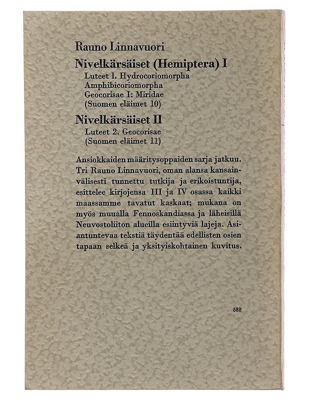 Nivelkärsäiset III: Kaskaat 1 - Linnavuori, Rauno - Tietokirjat ja oppaat - 10105488086 - 1