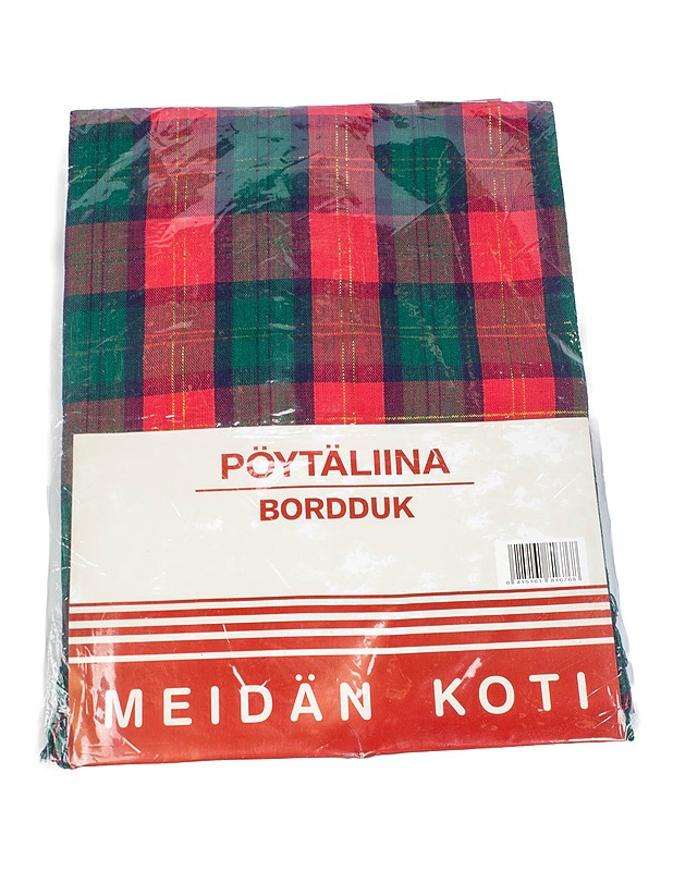 MEIDÄN KOTI raidallinen pöytäliina 140x140 cm - Pöytäliinat - 10105488096 - 0