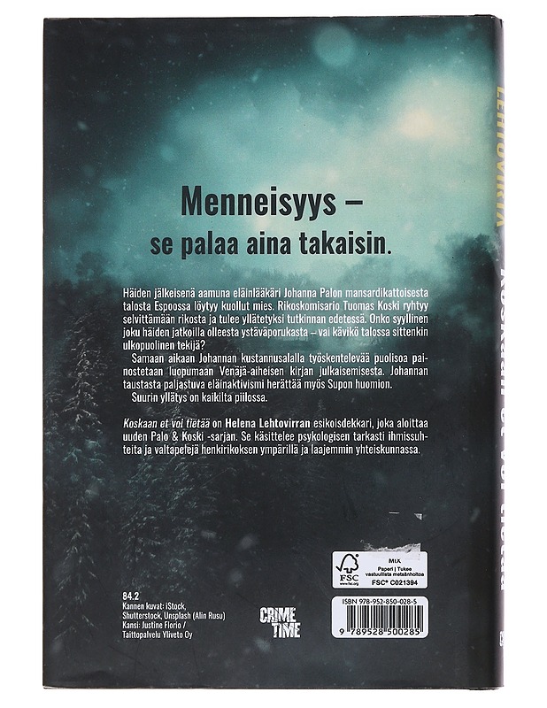 Koskaan et voi tietää - Helena Lehtovirta - Jännitys ja dekkarit - 10105488142 - 1