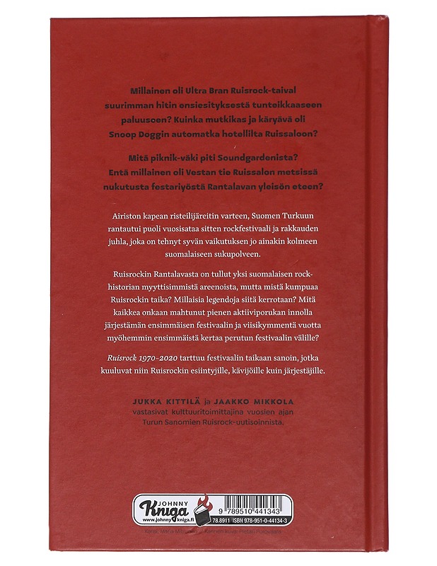 Ruisrock 1970-2020 : tarinat, totuudet ja myytit - Kittilä, Jukka - Historiakirjat - 10105488168 - 1